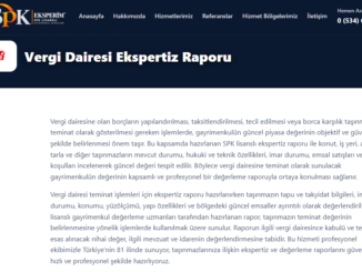 Vergi dairesi teminat işlemleri için hazırlanan gayrimenkul değerleme raporu